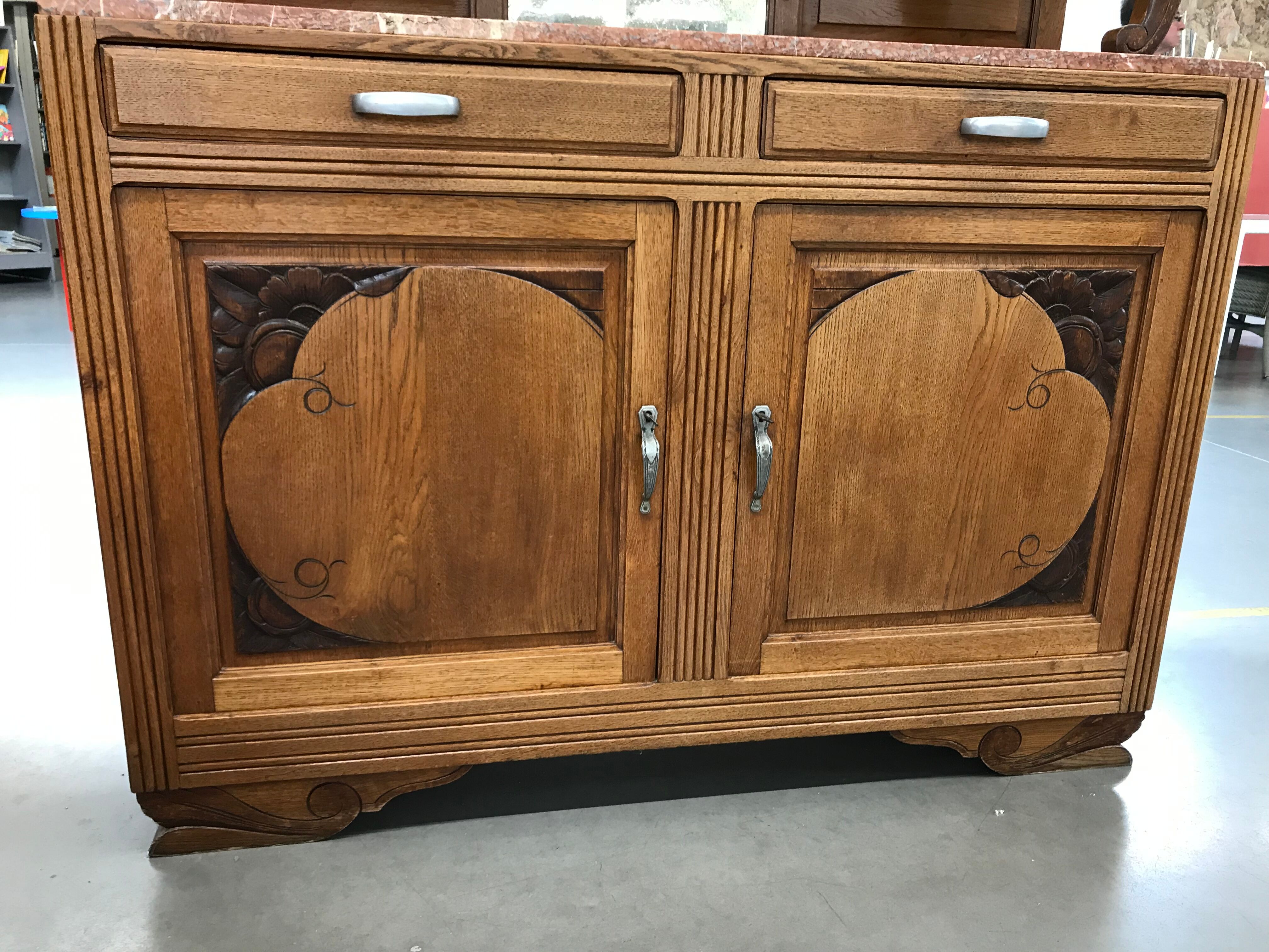Buffet Dresser art deco solid oak