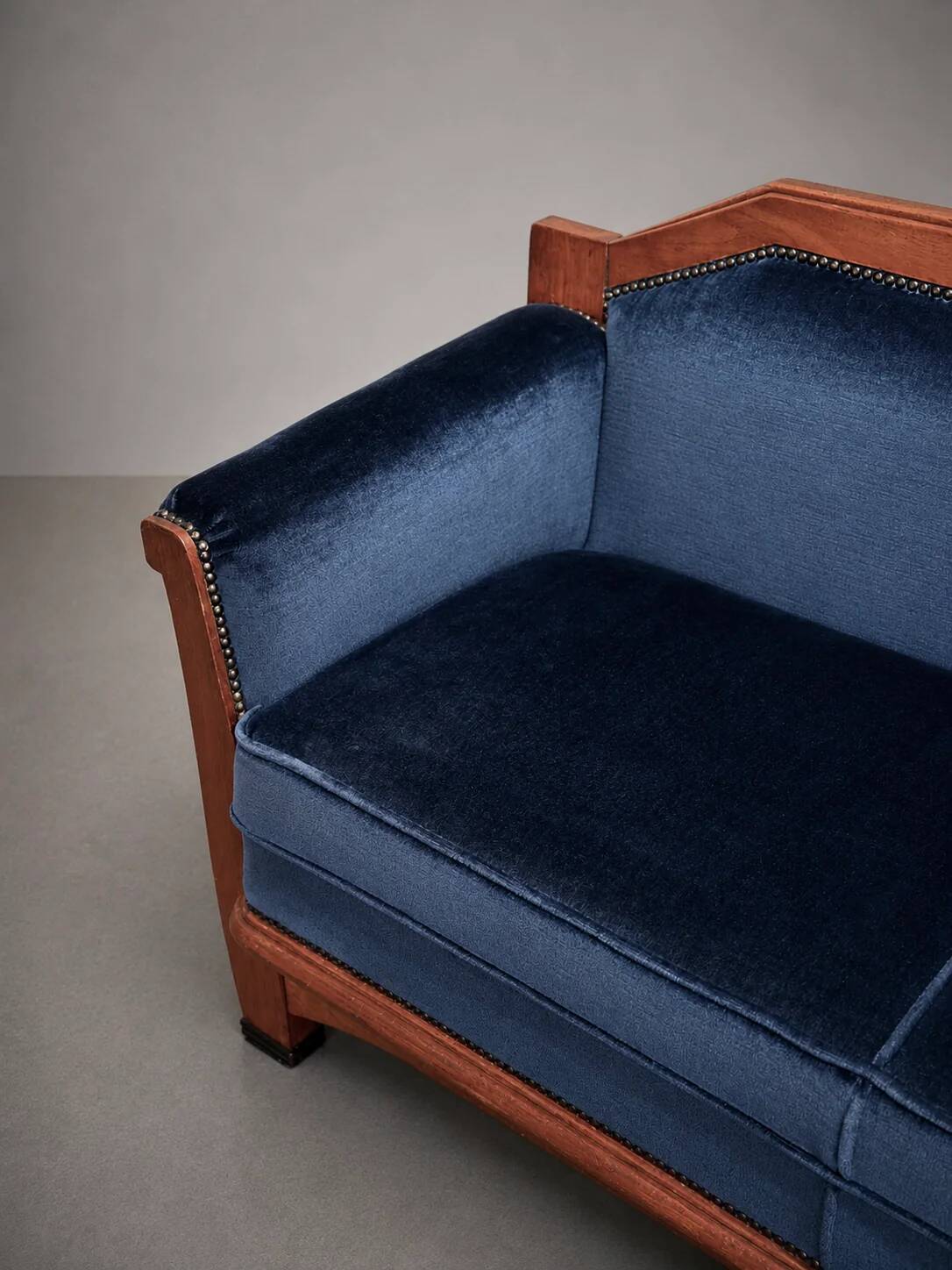 Sofa Art Déco École d'Amsterdam, années 1930