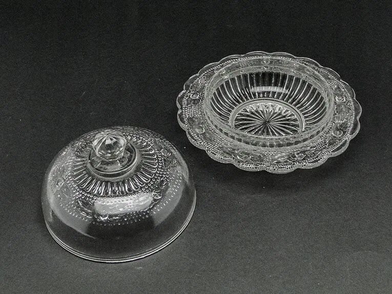 A6M Huta Krosno butter dish - canon no. cat 155