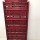 Vintage bamboo and rattan folding shelf