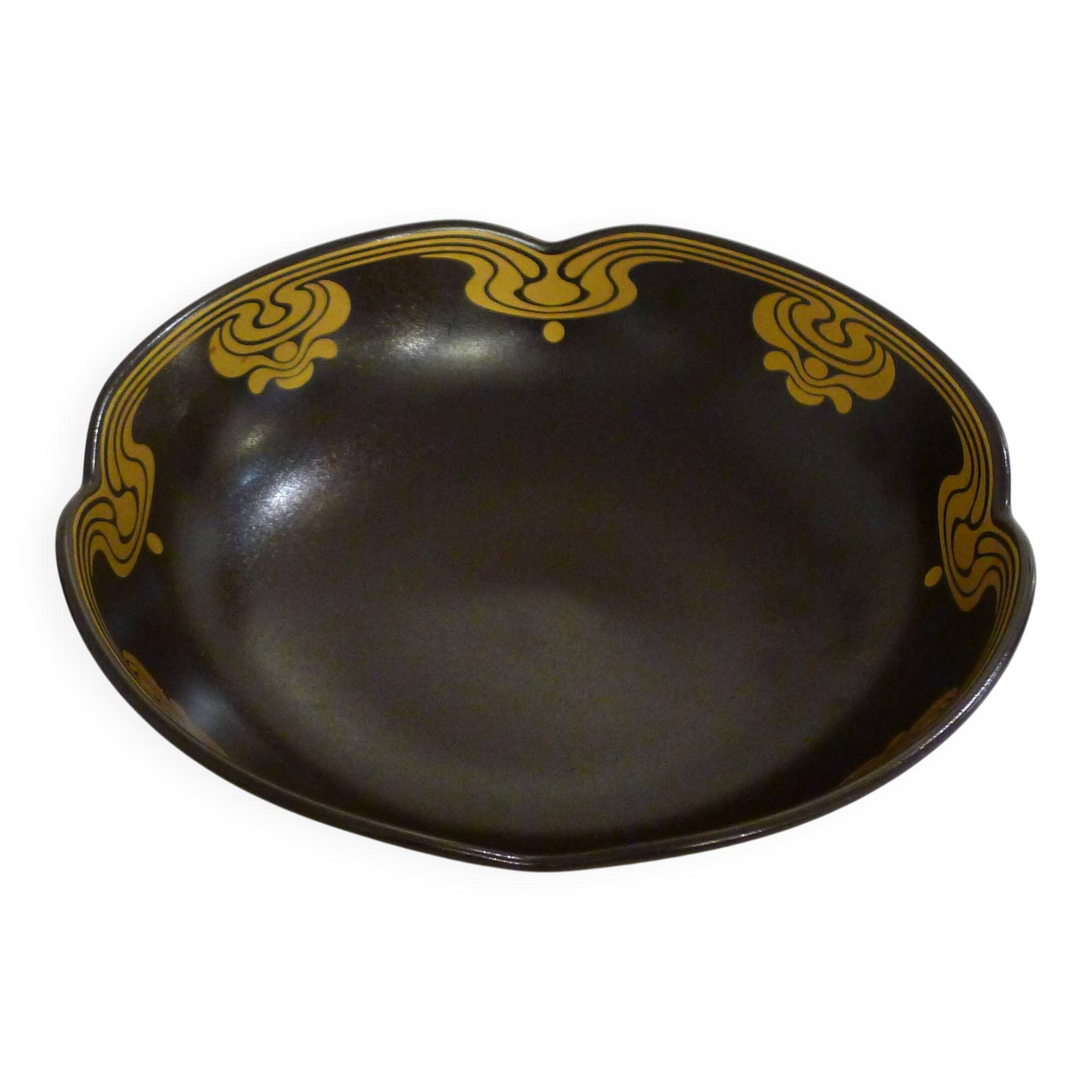 Small serving bowl plate "Bodil" by B. Wiinblad for Rosenthal 1970'