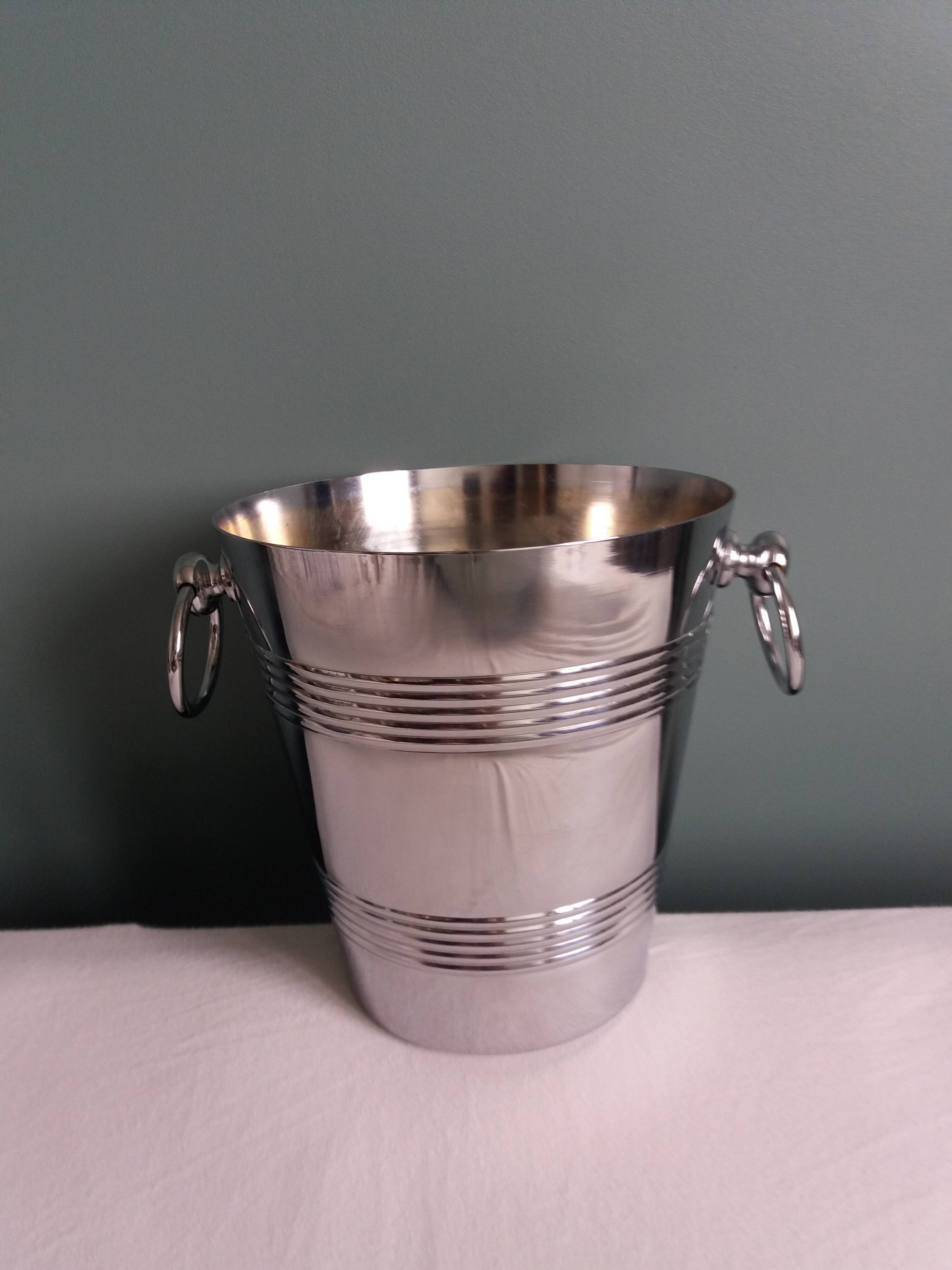 Silver-plated champagne bucket