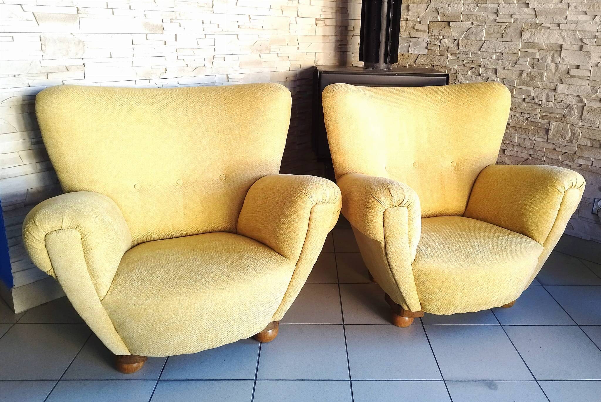 Armchairs Czehoslovakia, 1960s, Set of 2