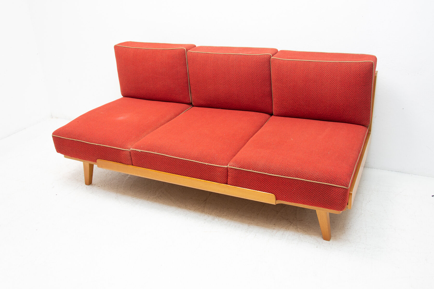 Mid century folding sofabed, 1960´s, Czechoslovakia