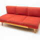 Mid century folding sofabed, 1960´s, Czechoslovakia