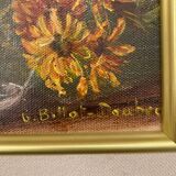 Oil on canvas bouquet