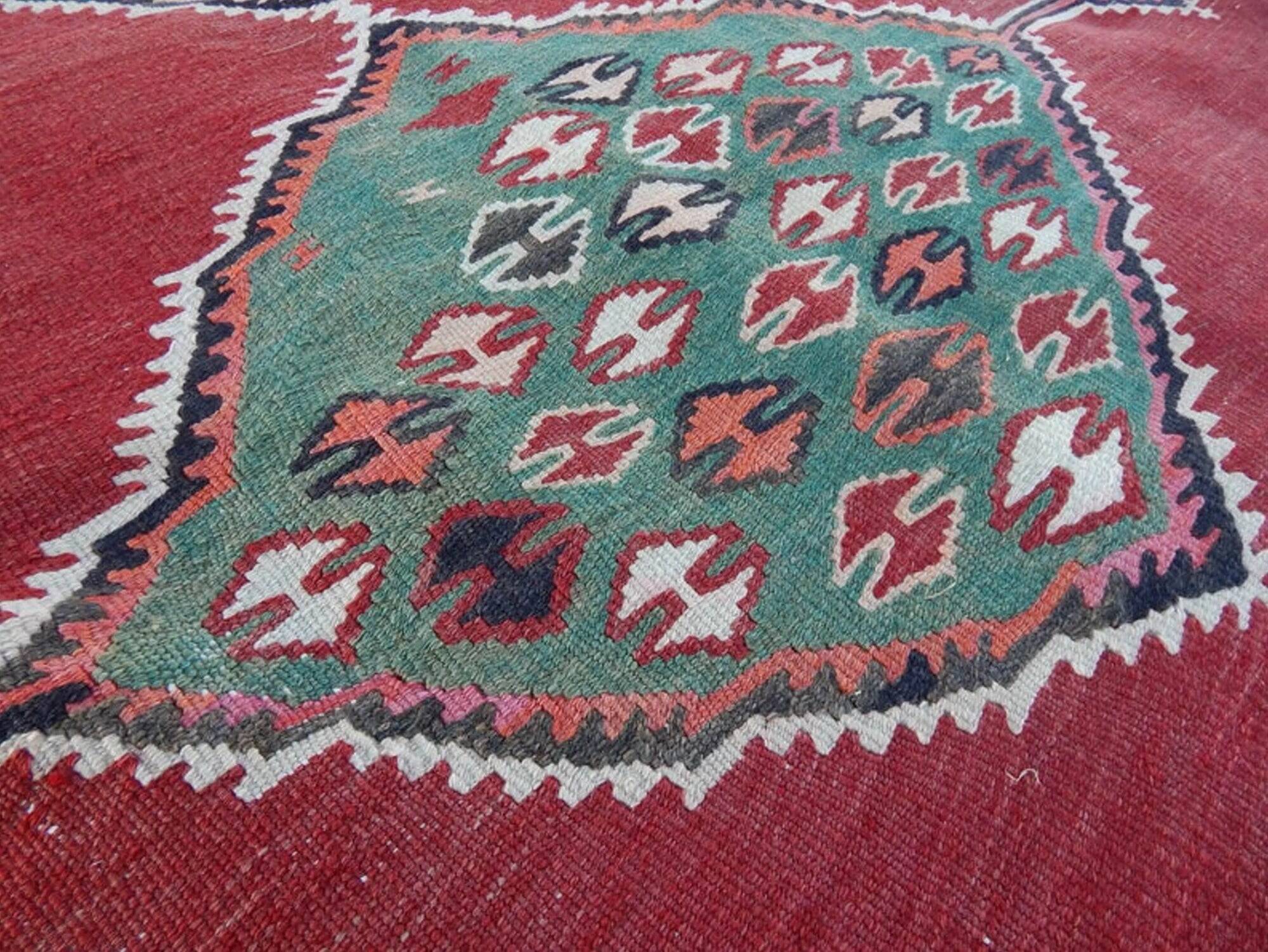 Tapis turc vintage fait main