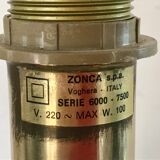 Vintage opaline lamp and brass 50 cm