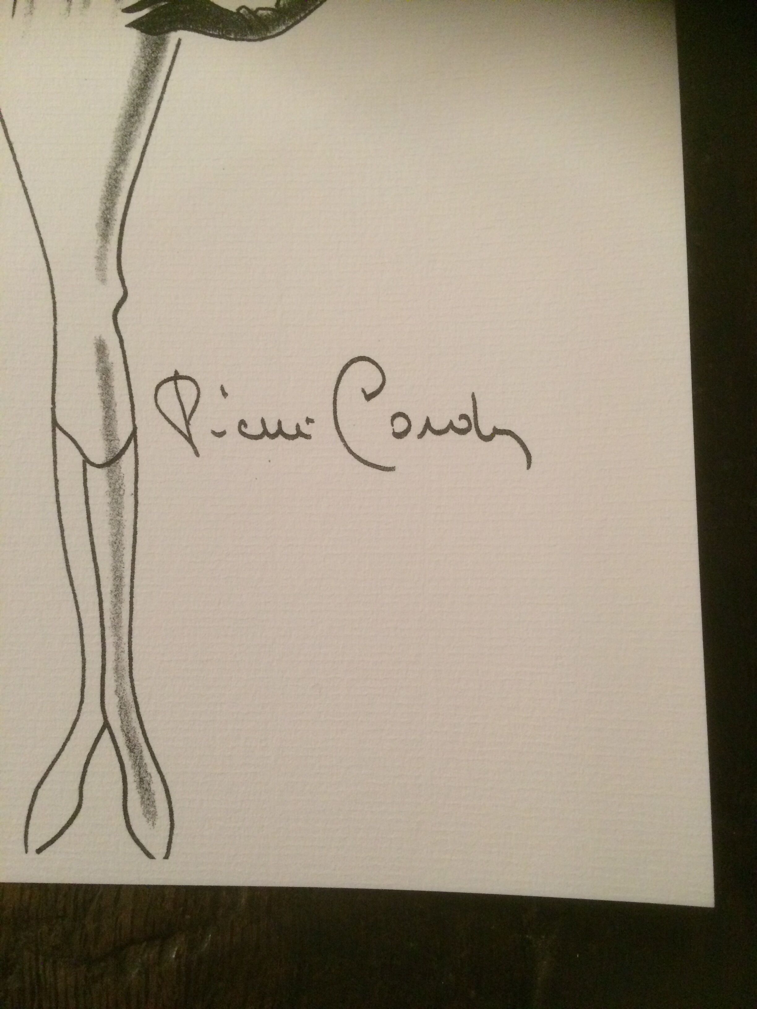 Illustration of mode or press by Pierre Cardin - 80s