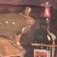 Painting old still life with the bottle XXth
