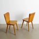 Vintage Swedish Pine Wooden Dining Chairs by Göran Malmvall, 1940s
