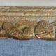 Watercolor gilded frame 19th century
