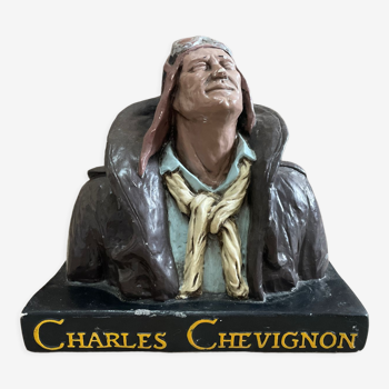 Statue publicitaire charles chevignon