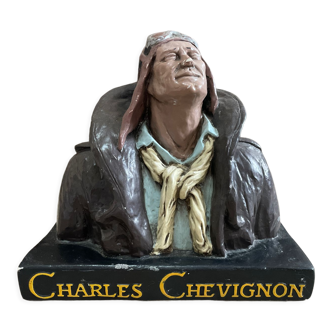 Statue publicitaire charles chevignon