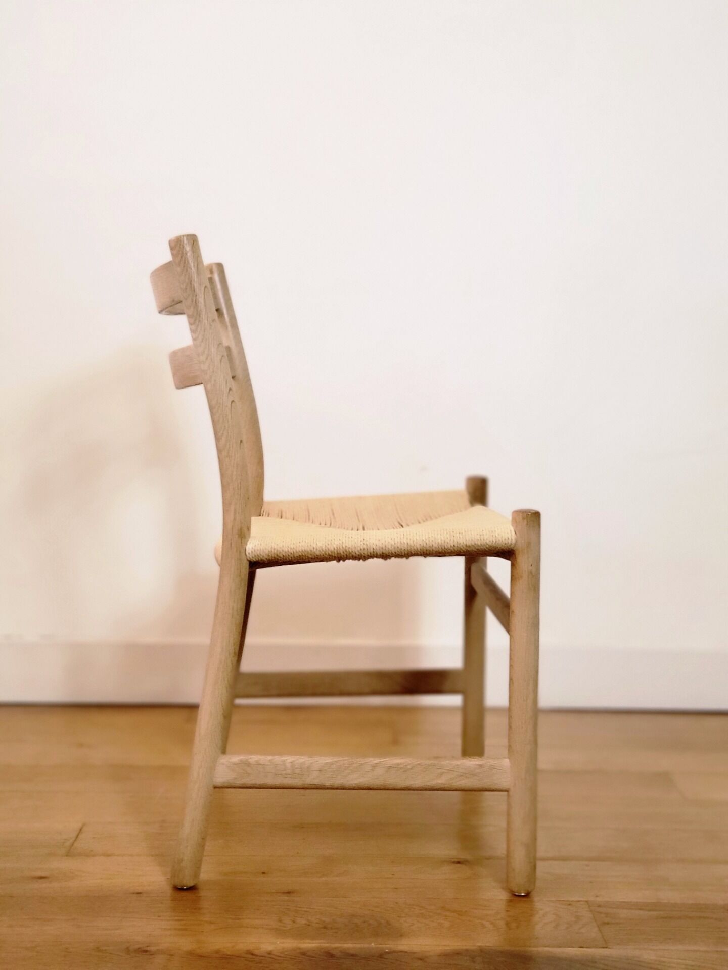 Ensemble de 6 chaises de salle à manger modèle CH46 et CH47 par Hans J. Wegner