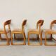 Series of 4 chairs Baumann Traineau