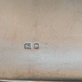 Old cigarette case or card holder in solid silver - English hallmarks - 195 gr