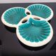Appetizer dish Server 3 shells Verceram 60'S