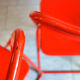 Lot de 4 chaises pliantes " Tedkla " Ikea années 80