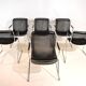 Set of 6 Castelli Penelope dining/conference chairs by Charles Pollock