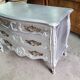Commode style louis XV argente 3 tiroirs