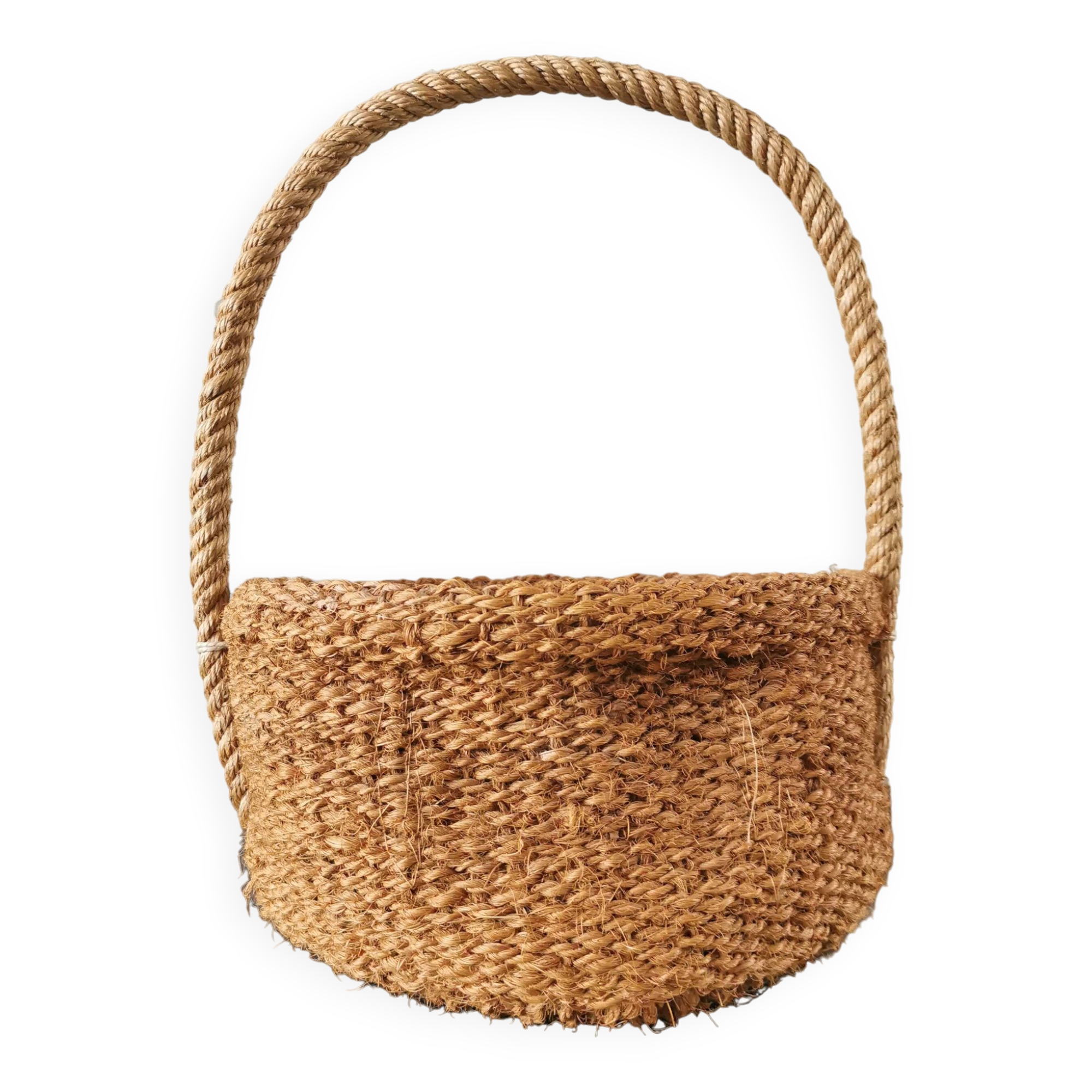 Coconut fiber basket