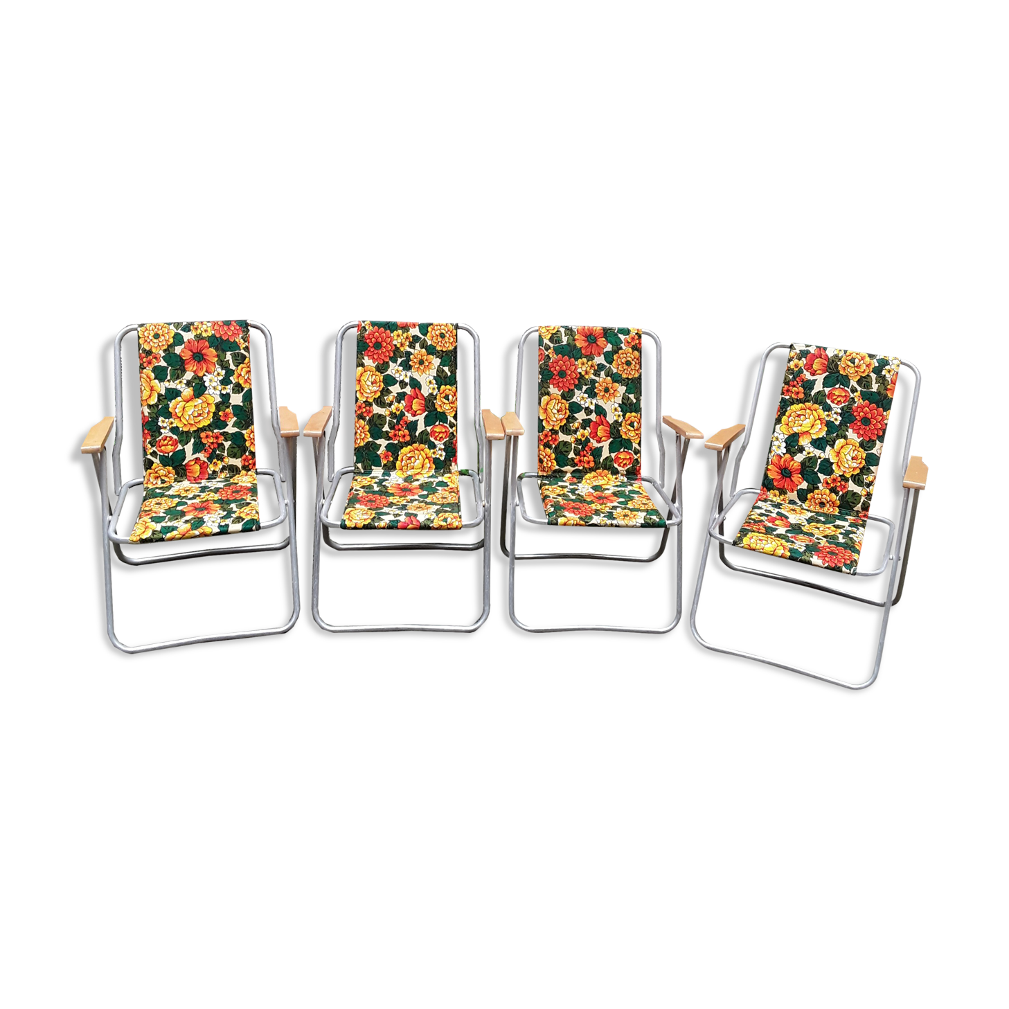 Vintage folding camping chairs 60s/70s