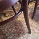 Set of four bistro chairs