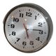 Jaz wall clock plastic chrome steel