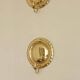 Pair of Swedish Mid-Century Brass Wall Sconces