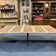 19th-century Louis XVI dining table in Cuban mahogany.