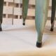 Tabouret vintage industriel en tôle