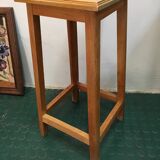 Mid-high geometric wood tab