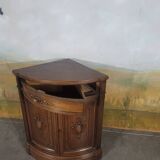 Encoignure en chêne XIX ème