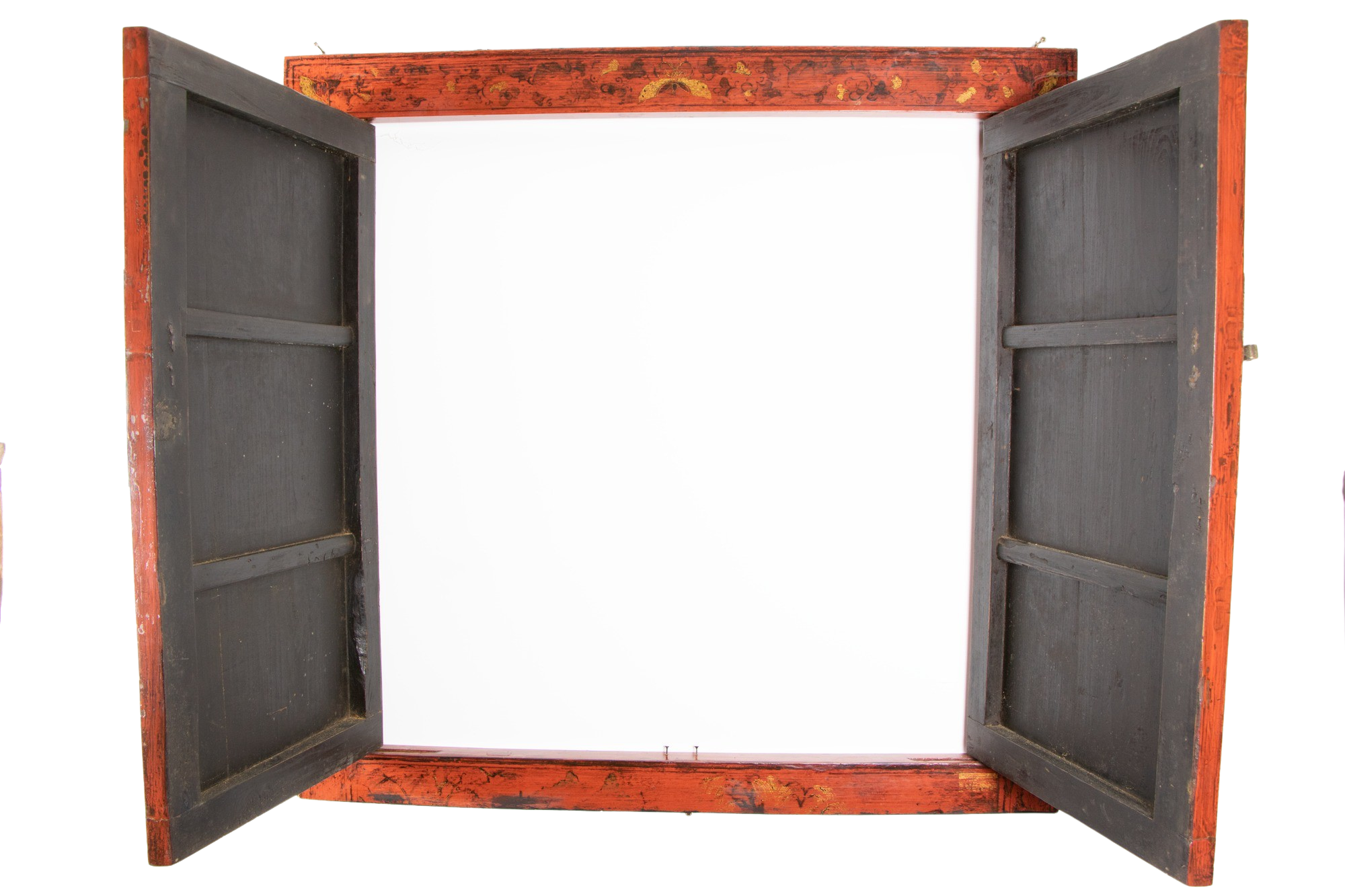 Chinese painted doors and framing