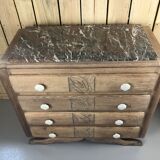 Commode art déco pieds moustache