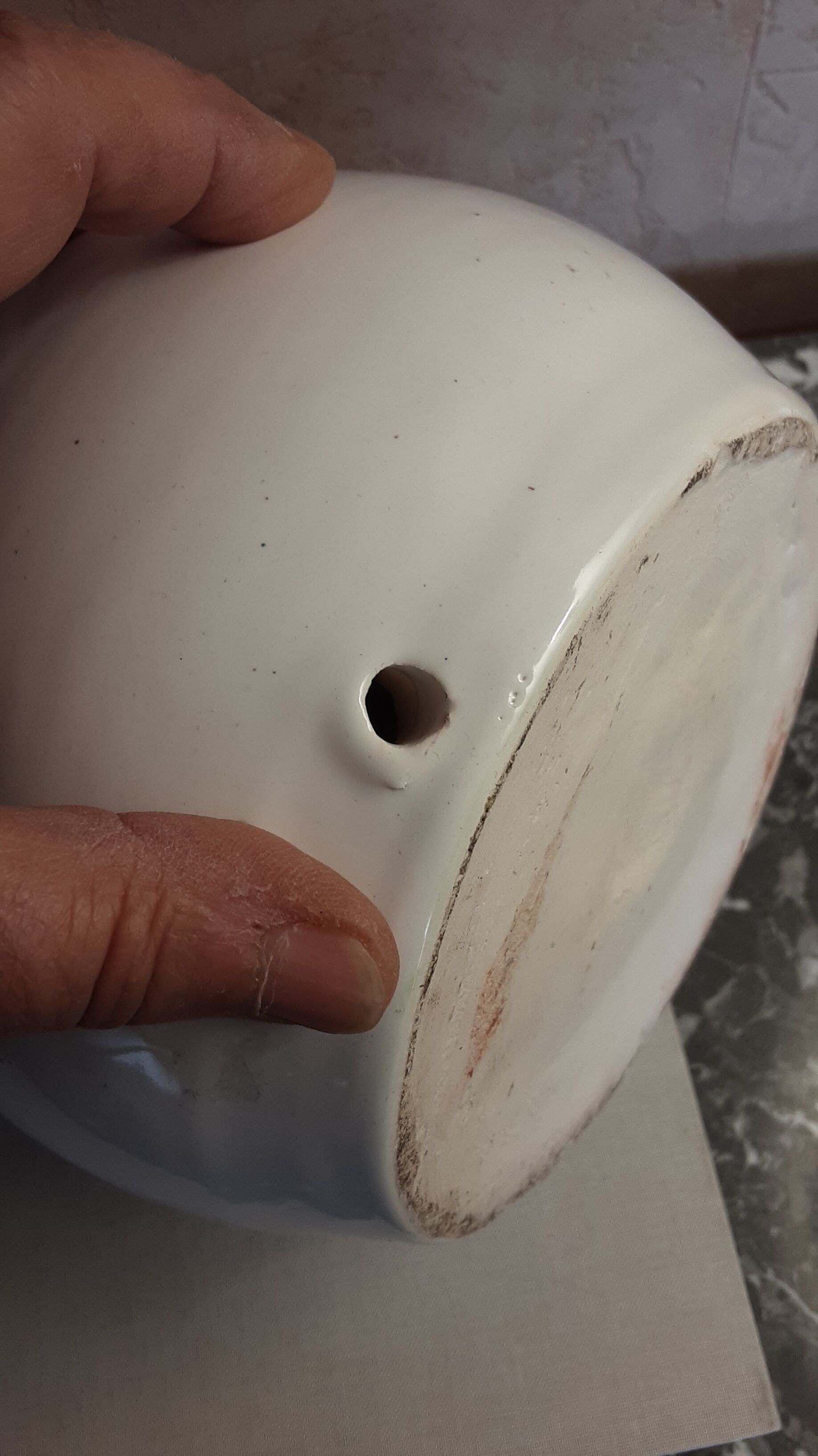 Enamel vase- vintage