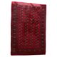 Handmade vintage Turkmen Ersari rug 129cm x 196cm 1960s