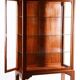 Czech Art Deco Display Cabinet in Mahogany and Glass, 1930s