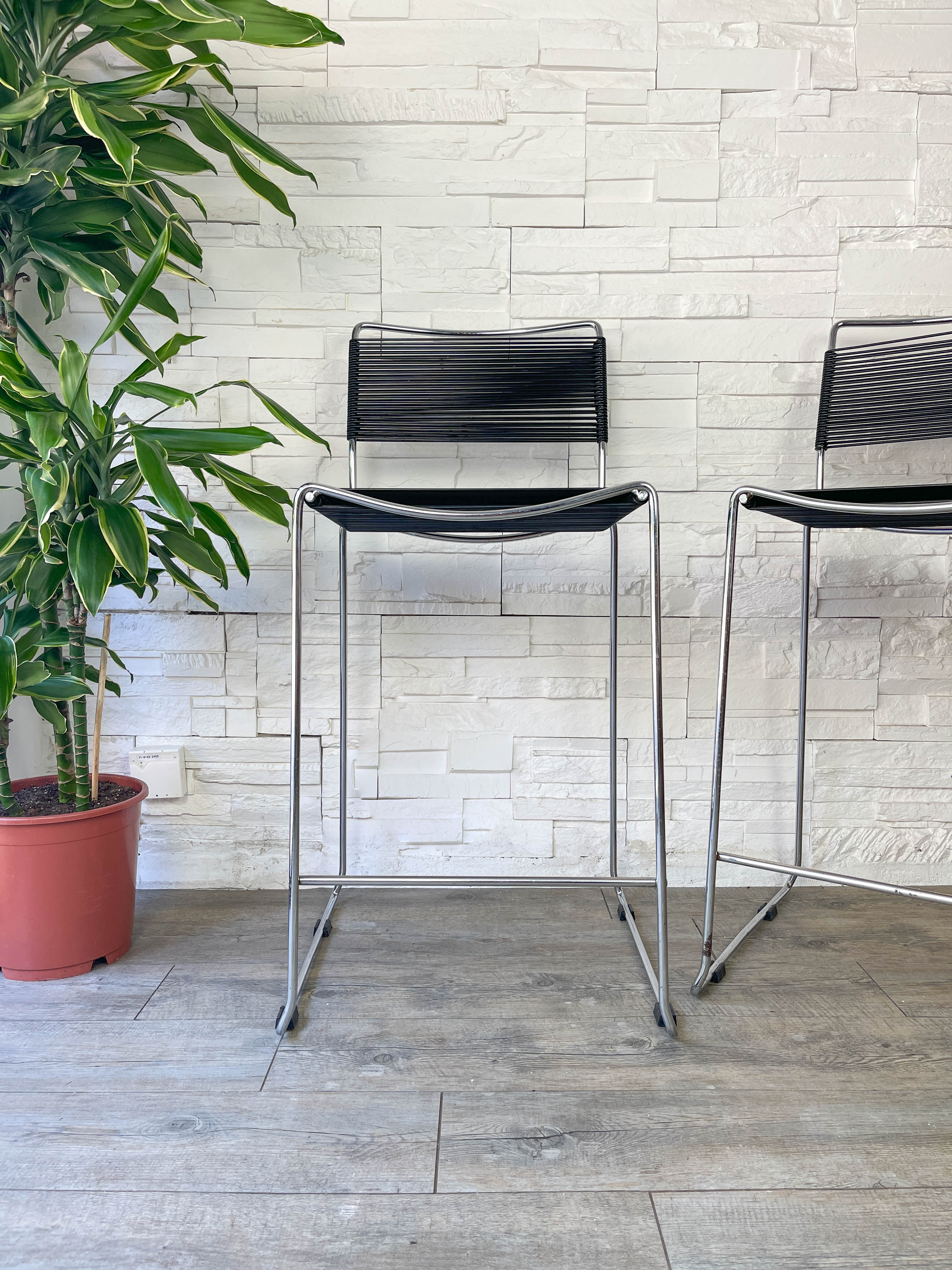 Mid-Century Spaghetti Bar Stools by Giandomenico Belotti for Alias, Italy, 1980s