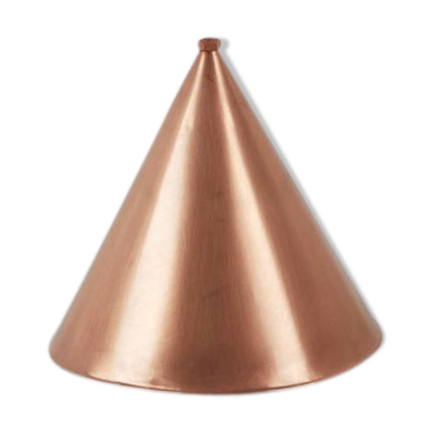 Luminary in metal cuivre