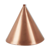 Luminary in metal cuivre