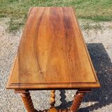 Walnut table 19th