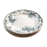 Set de 4 assiettes Terre de Fer H.C