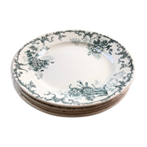 Set de 4 assiettes Terre de Fer H.C