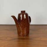 Ceramic teapot and coffee pot, leopard print, 1960-70