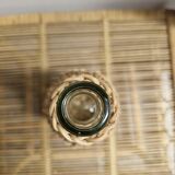 Vase, carafe, glass bottle, rattan wicker