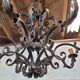 Lustre fer forgé ancien