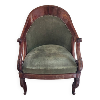 Mahogany armchair