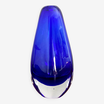 Vase murano bleu